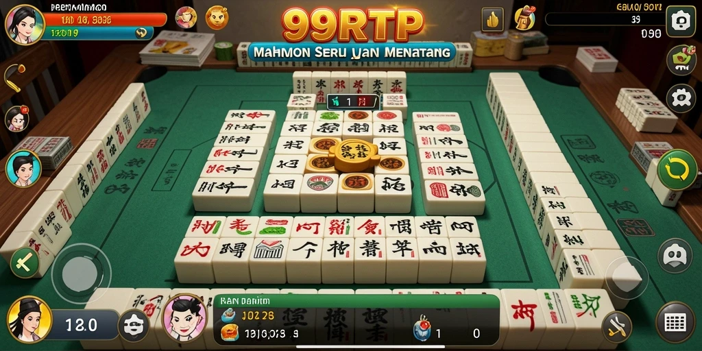 Tampilan gameplay Mahjong yang menarik di 99RTP.