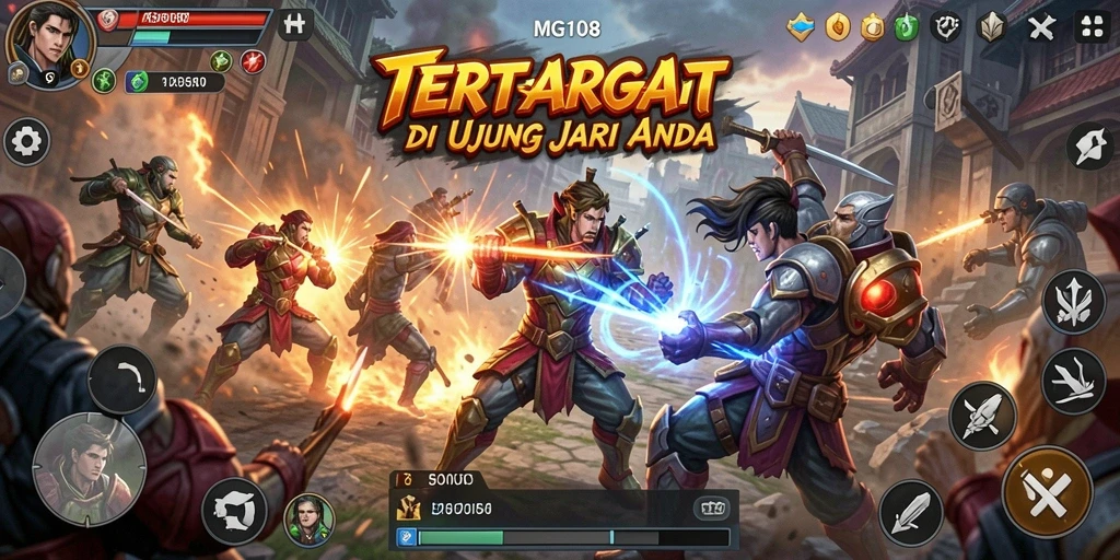 Gameplay seru dengan pertarungan yang mendebarkan di MG108.