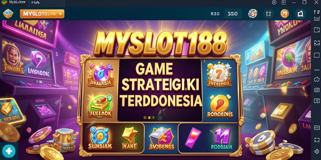 Tampilan gameplay menarik dari MYSLOT188 dengan slot yang beragam.