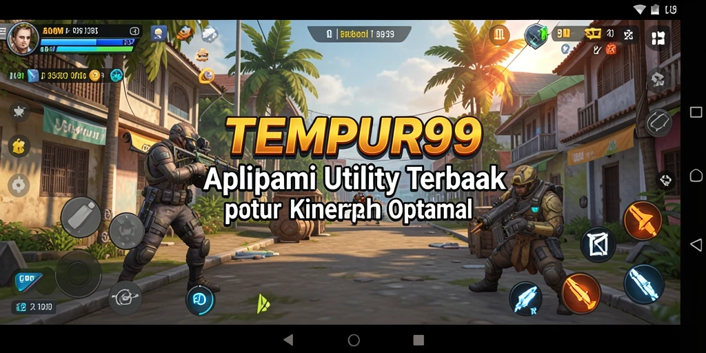 Tampilan antarmuka TEMPUR99 yang ramah pengguna dengan fitur-fitur optimal.
