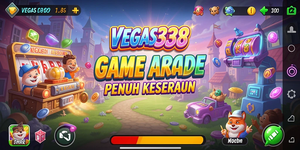 Screenshot gameplay VEGAS338 yang penuh aksi dan tantangan Arcade.